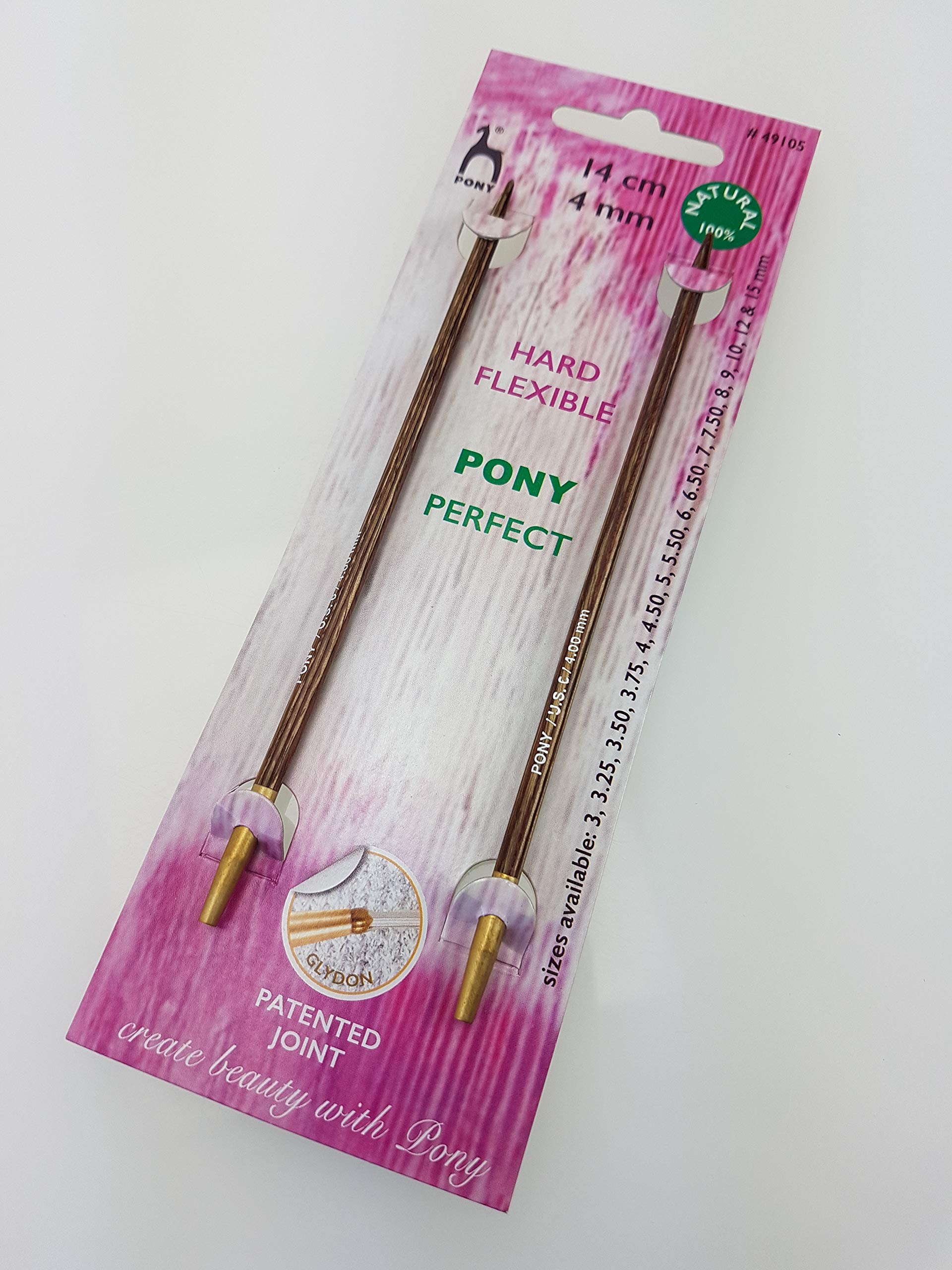 Pony Perfect 14cm Interchangeable Circular Knitting Needles - 4.00mm (P49105)