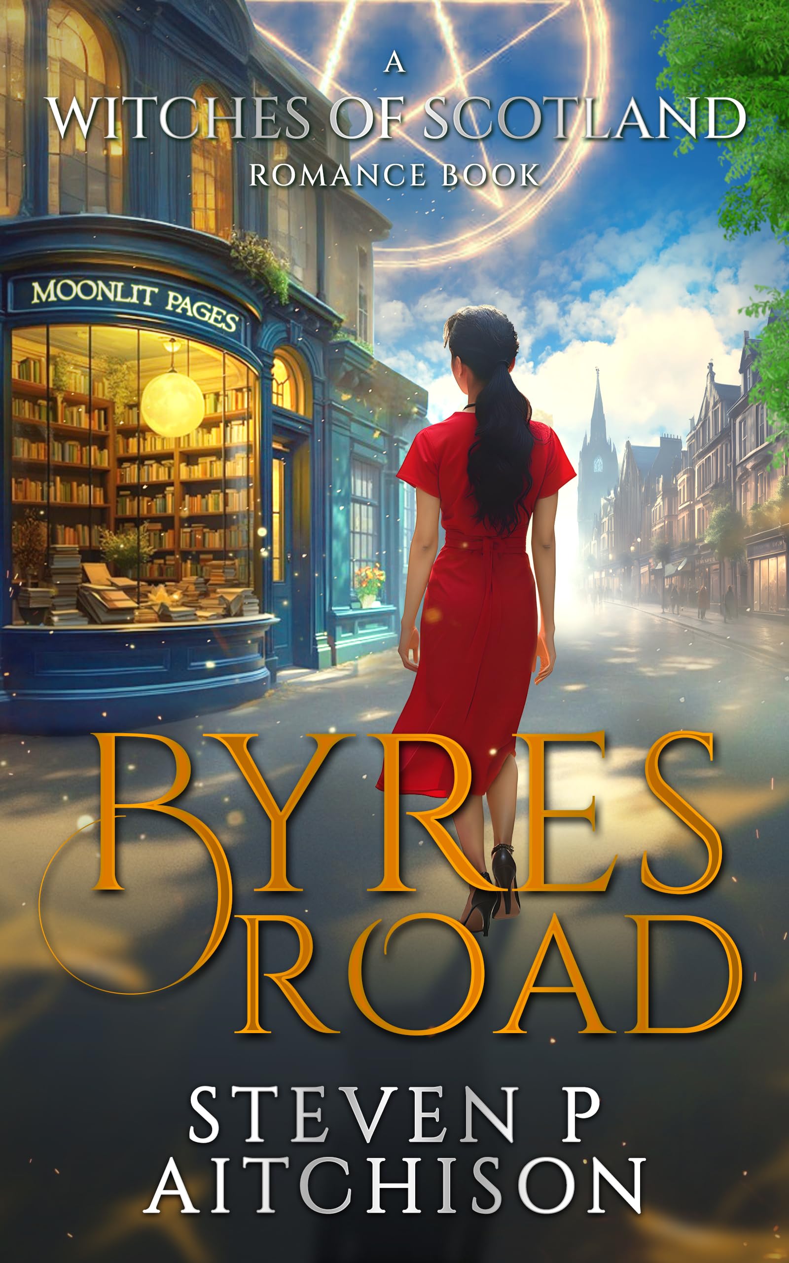 Cover of The Witches of Scotland Romance Series: Byres Road (The Gathering of the Seven Book 1)