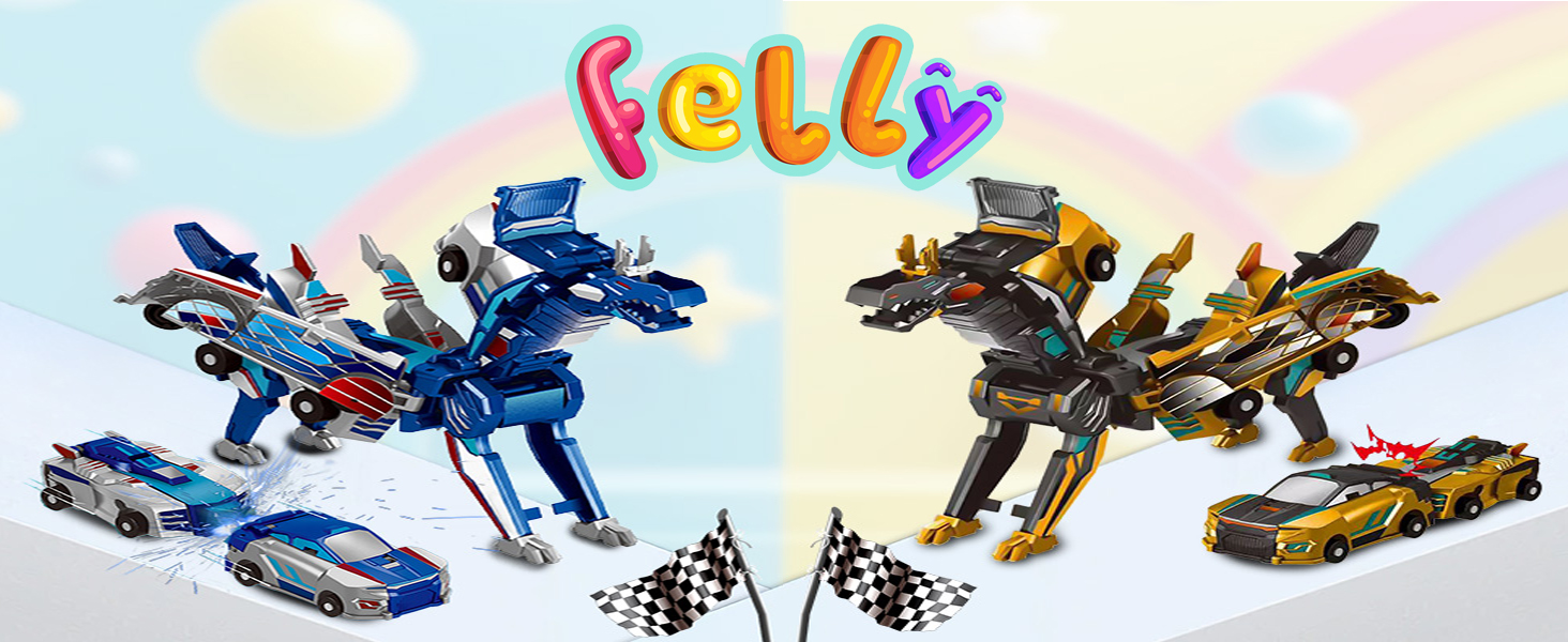 Voiture De Jouet Robot Déformée,Voiture Télécommandée Transformation