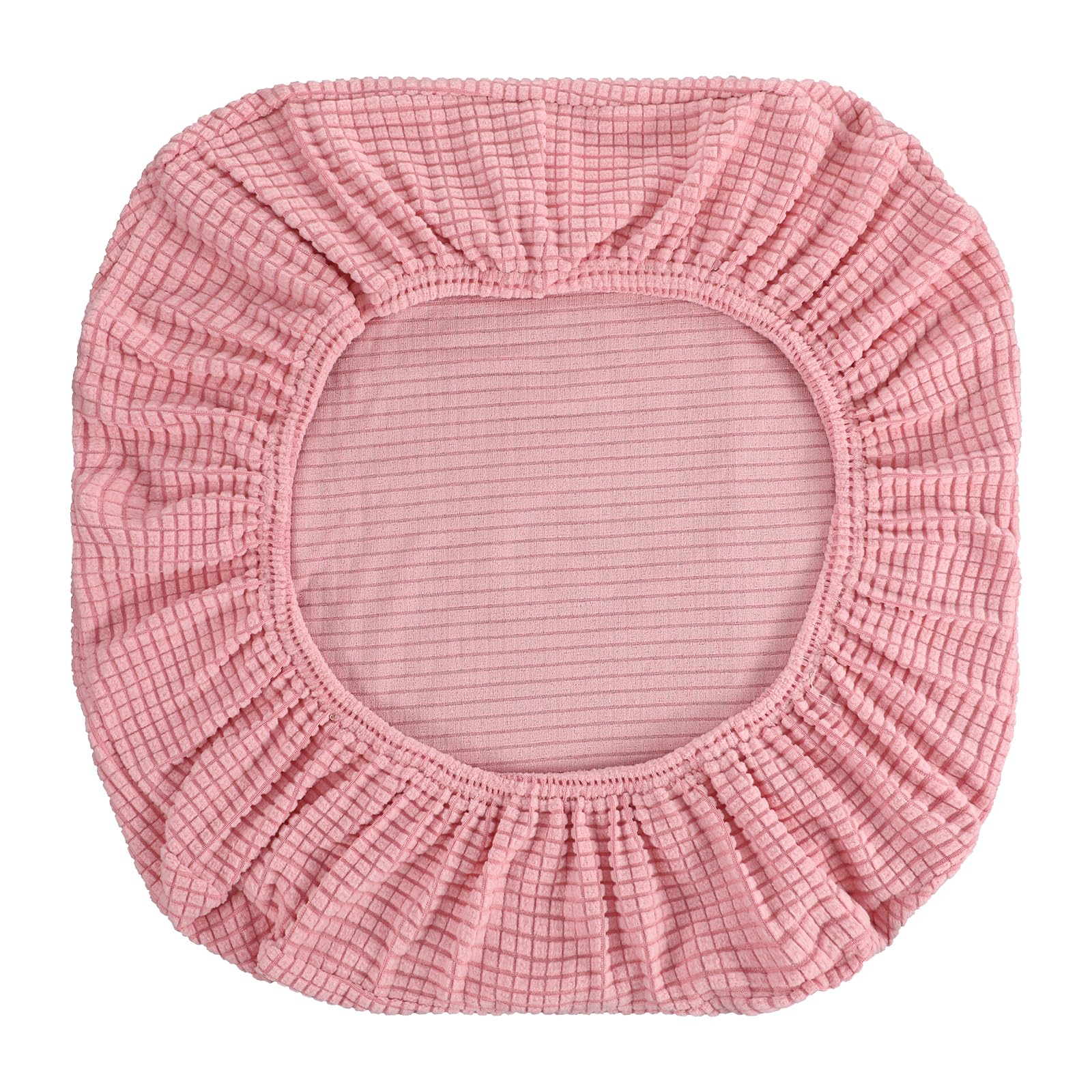 Funda elƔstica rosa para silla de oficina, de poliƩster suave, lavable a mƔquina, para juegos y sillas de oficina