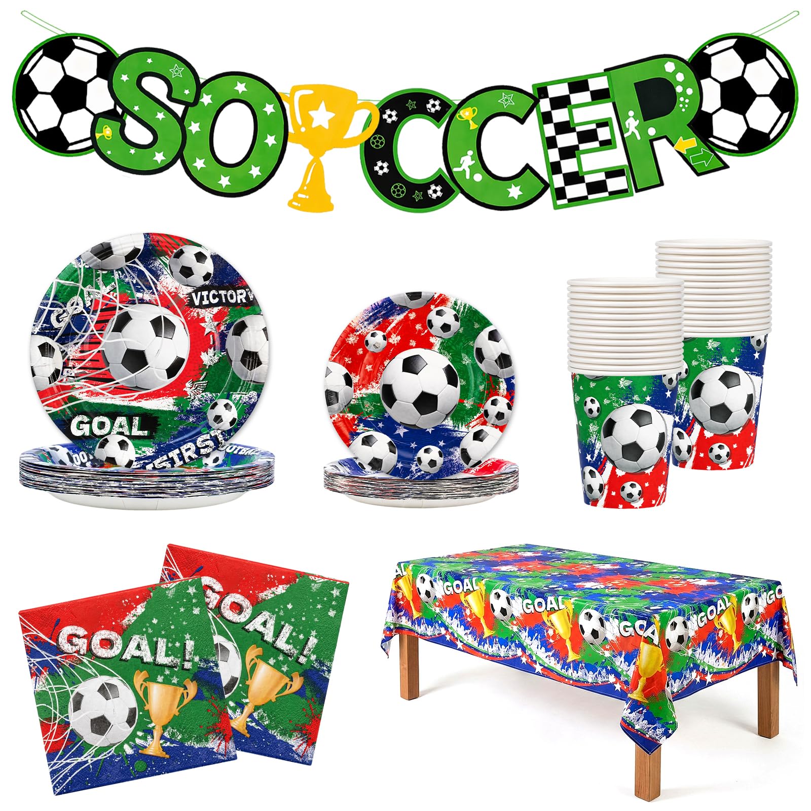 40% OFF Qidejoy Soccer Party Decorations