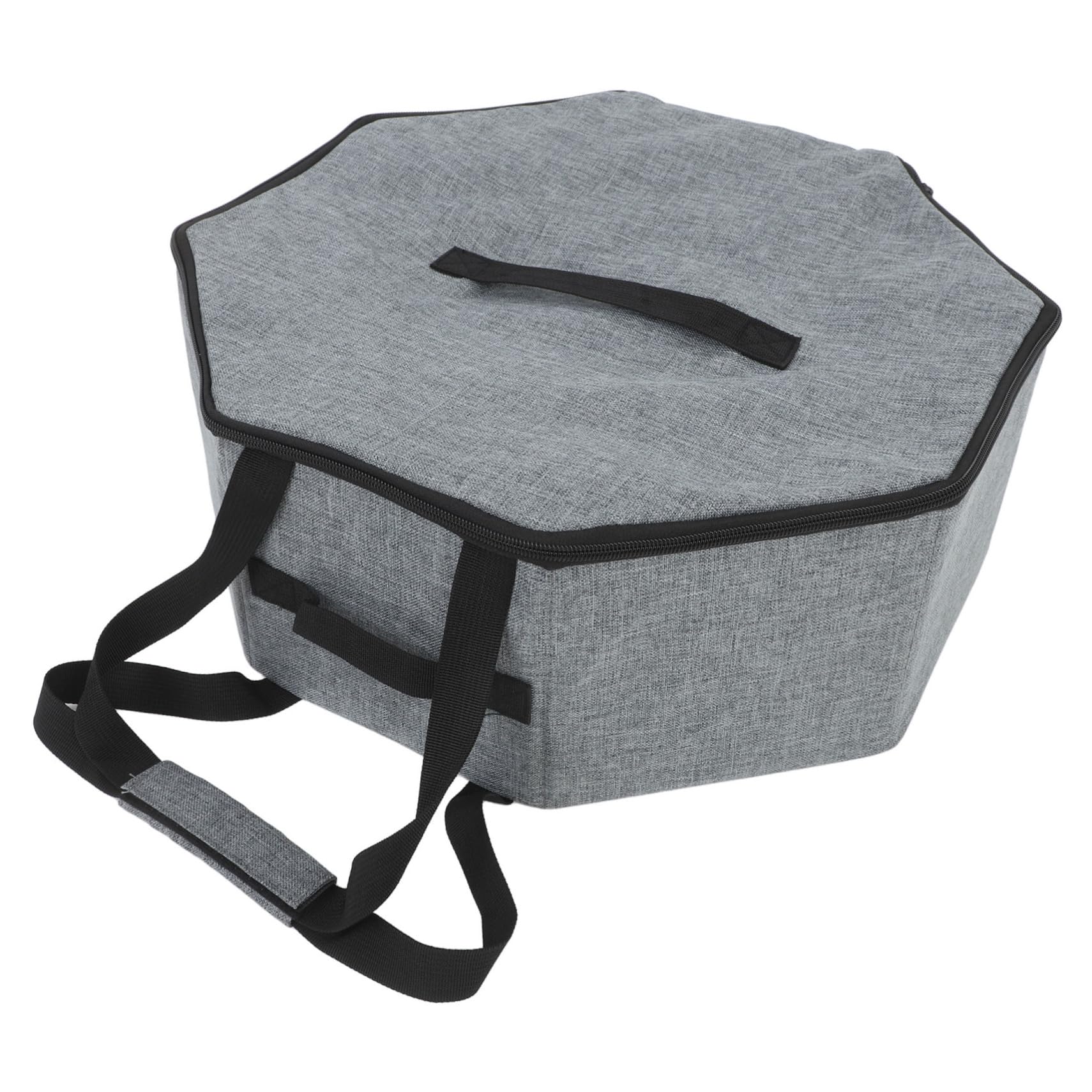 SOLUSTRE Hat Storage Box Large Grey Organizer for Travel Stackable Design for Efficient Closet Storage Protective Features for Hats and Accessories