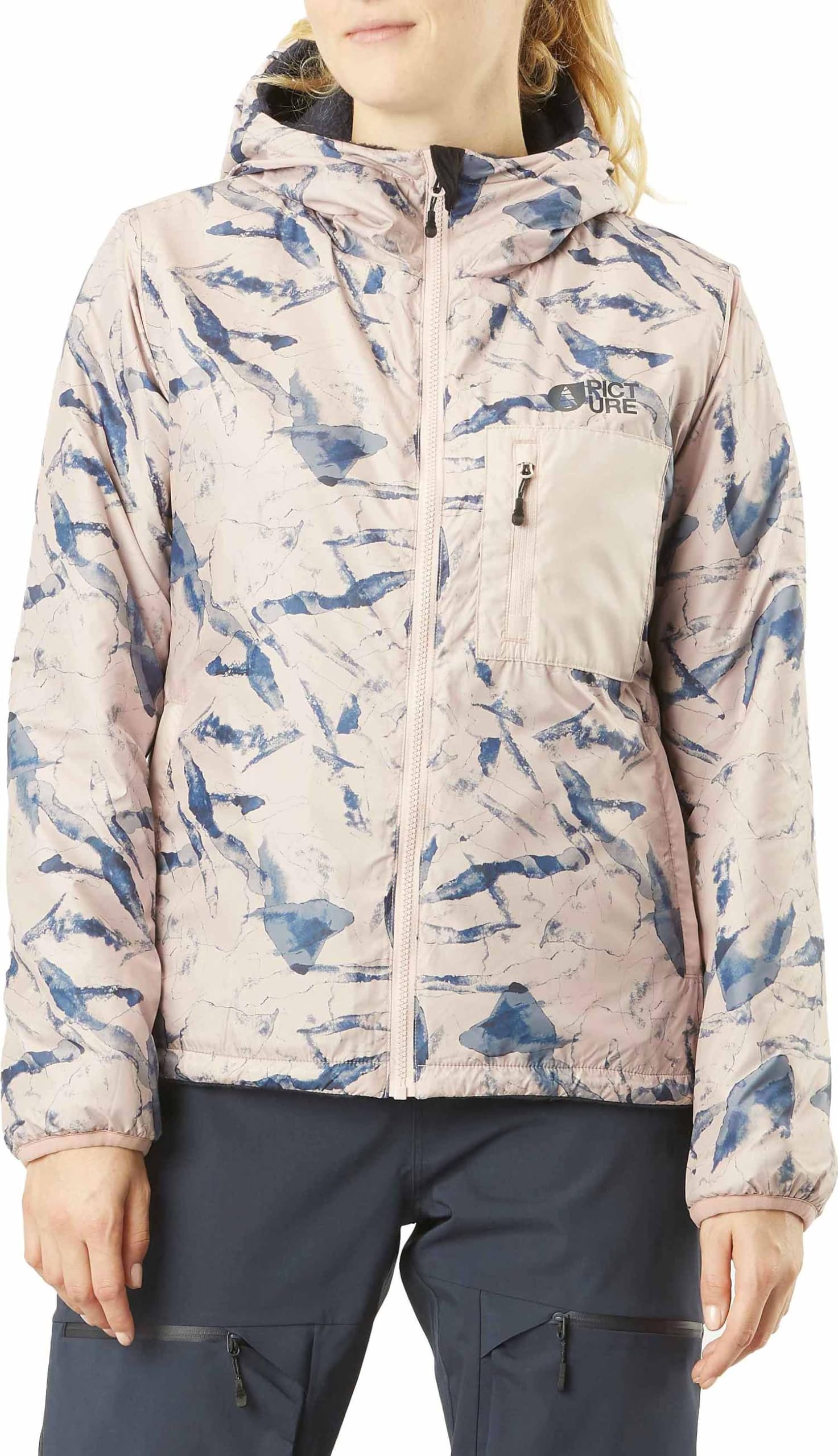 Picture Printed Posy Jacket, Freeze, S