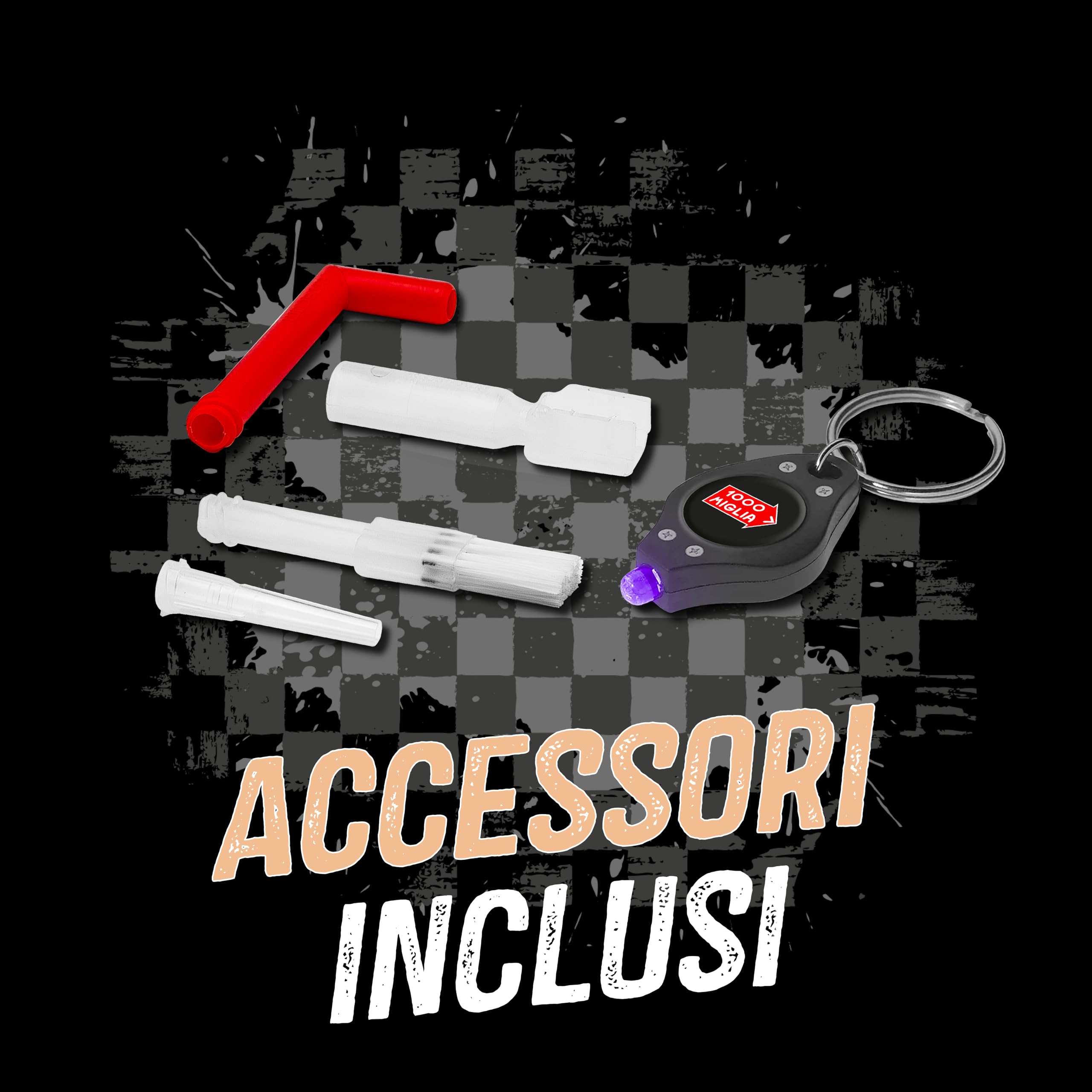 1000 Miglia BKR 6104 DRY Cera Catena Bici per utilizzo in Condizioni del tracciato Asciutte e Polverose, Siringa con applicatori Drop e Huggie System - 12 ml