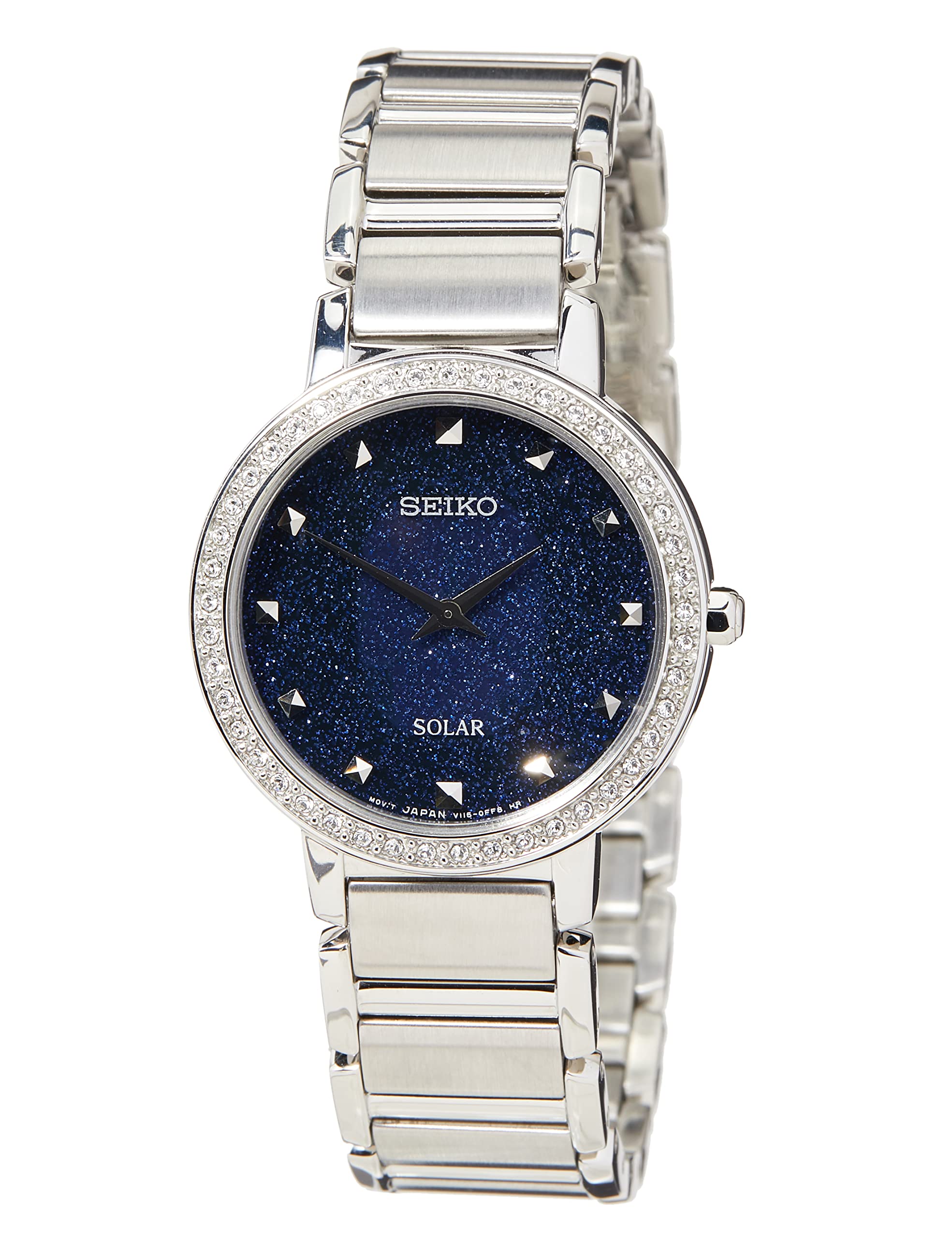 Seiko Womens Analogue Quartz Watch with Stainless Steel Strap SUP433P1