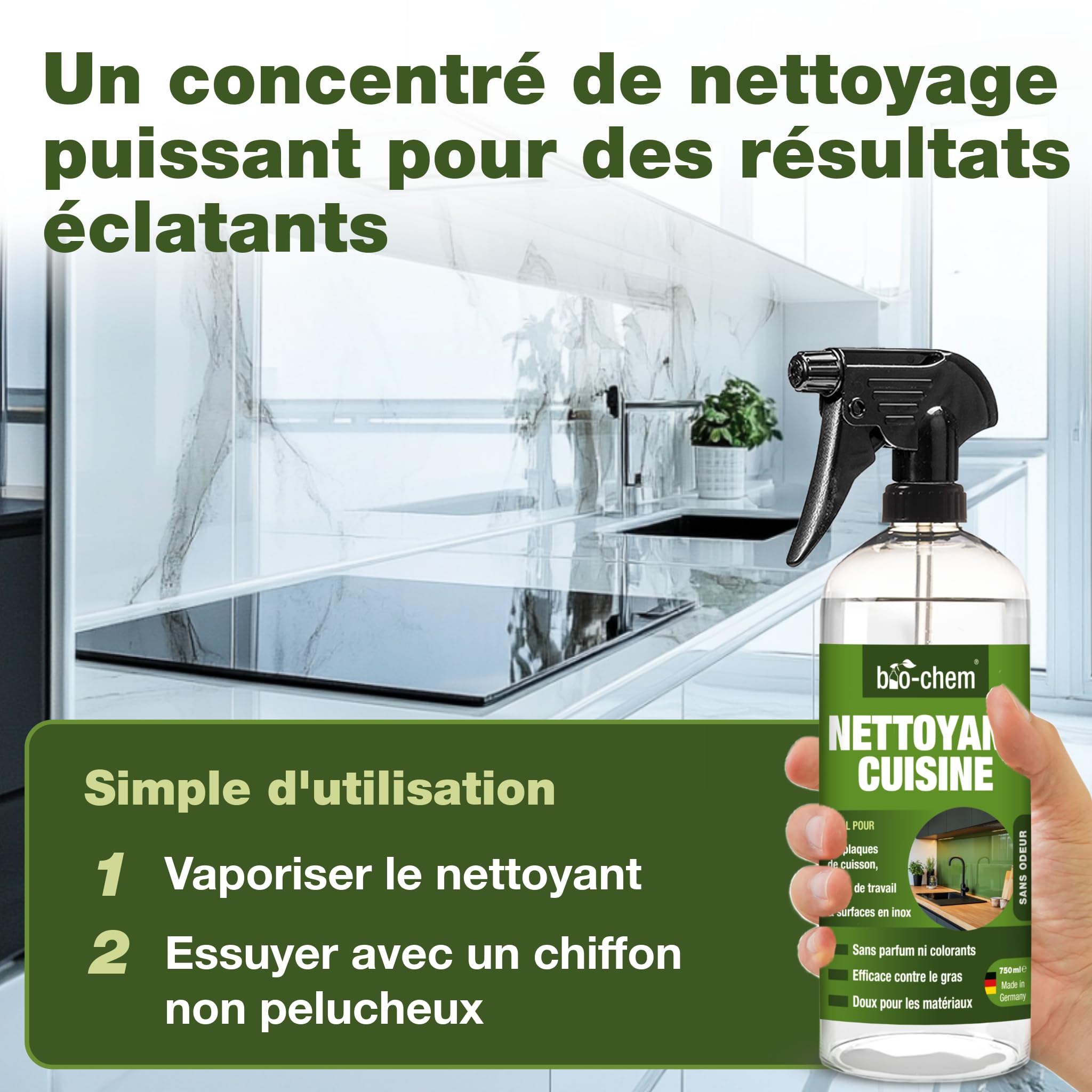 bio-chem Spray nettoyant dégraissant cuisine 5L