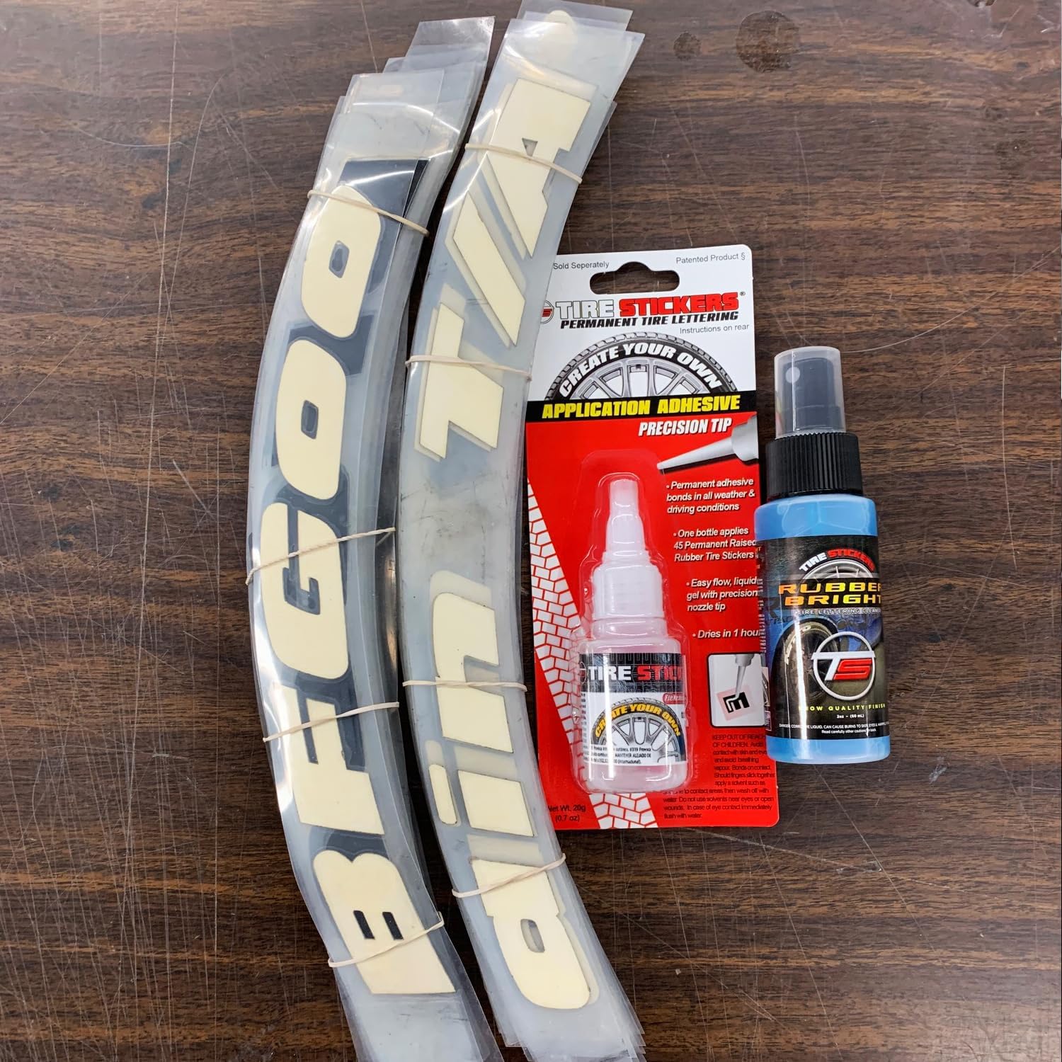 BFGoodrich KO2 Tire Letters - White Add-On Accessory 235/75/15 - 8 Pack