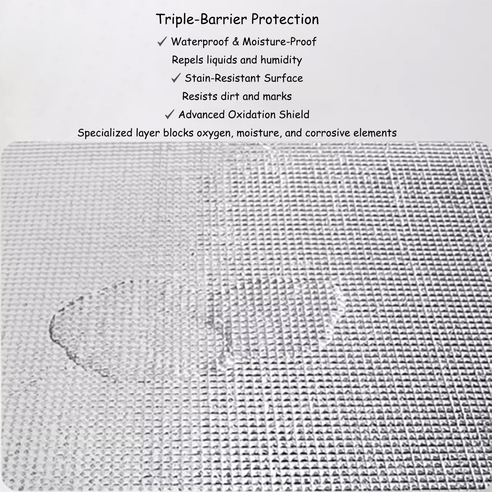 Rouleau d'Isolation Réflective Autoadhésive 5mm Double Face - Double Couche à Bulles pour Voiture, Toit, Camping-Car, Abri, Mur, Combles, Bouclier Thermique(Size:10㎡= 1x10m)