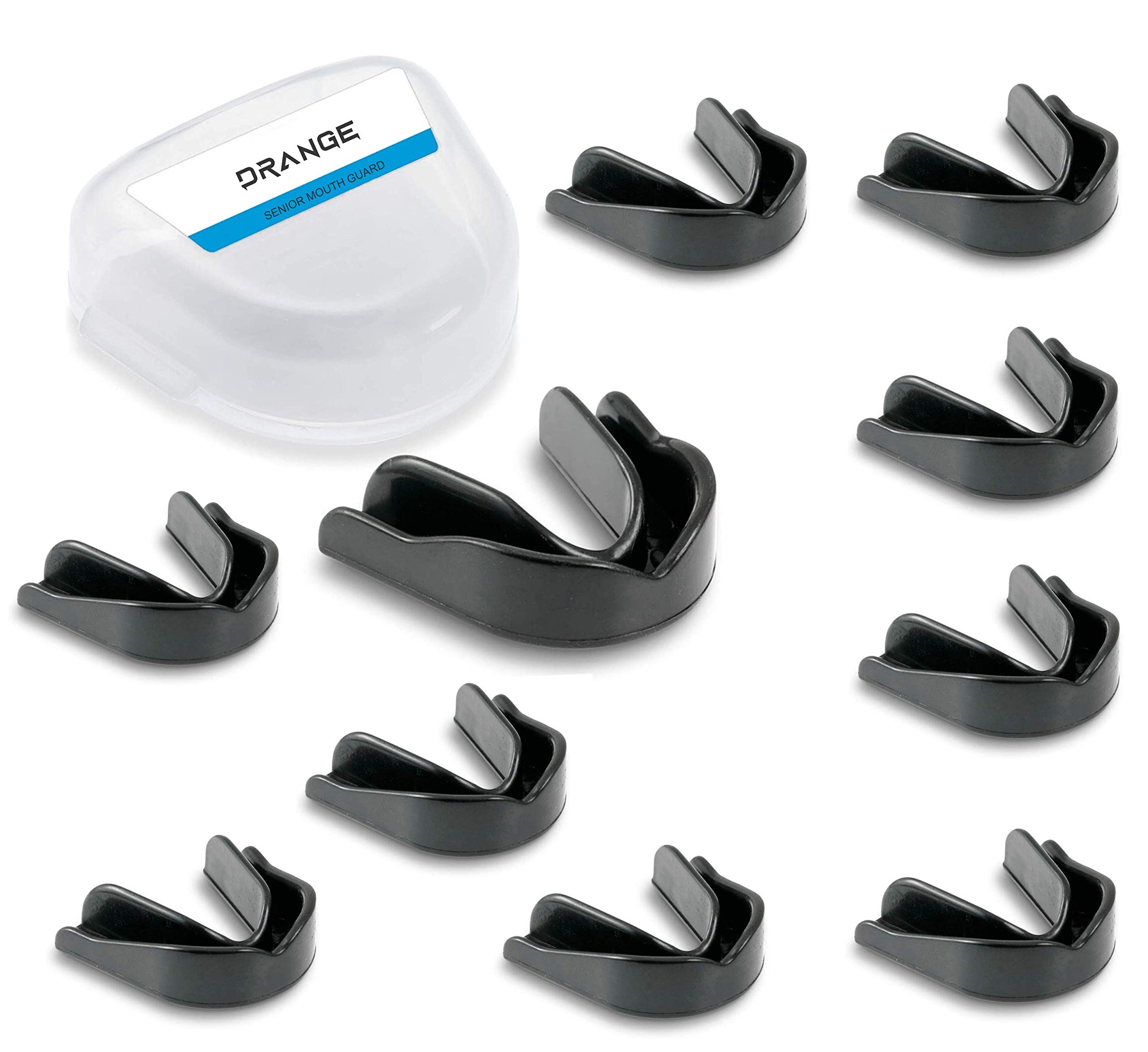 DRANGE Mouth Guard/Gum Shield - for boxing, MMA, rugby, muay thai, hockey, judo, karate martial arts and all contact sports Pack of 10 (Black) (B08FVDQYJN) Amazon Price History, Amazon Price Tracker