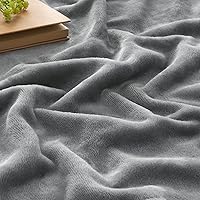 Vista 124 de BEDELITE Fleece Blanket White Throw Blanket for Couch & Bed, Luxury Plush Cozy Fuzzy Blanket 50" x 60", Super Soft Warm Lightweight Throw Blanket