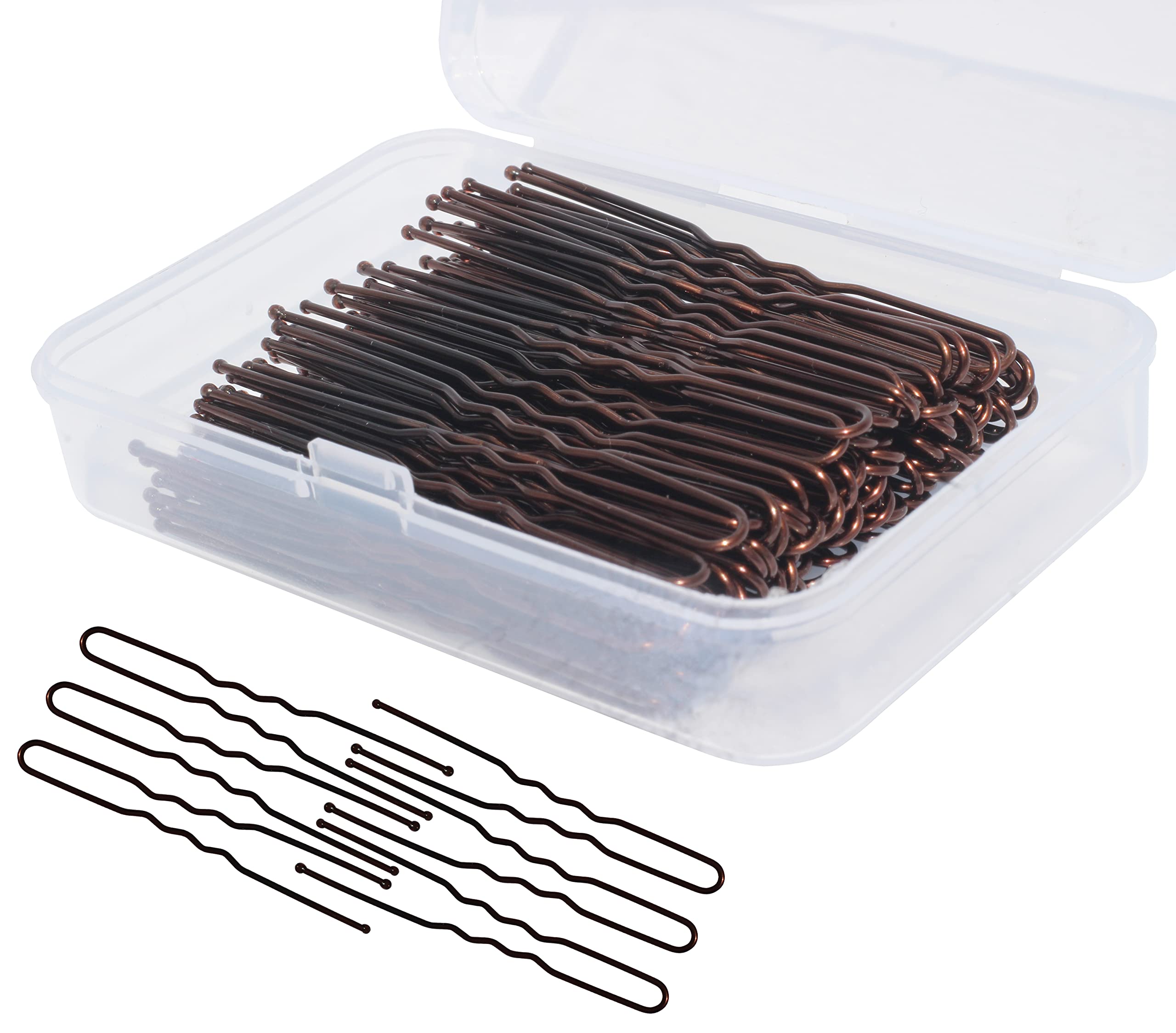 Buy Brown Hair Pins 100 Pcs U shape Bobby Pins Brown Hair Grips Kirby
