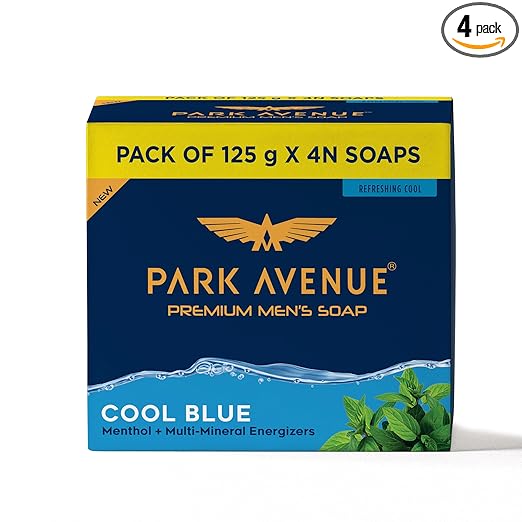 Park Avenue Cool Blue Soap Pack of 125 * 4 (500gm) at Rs. 131