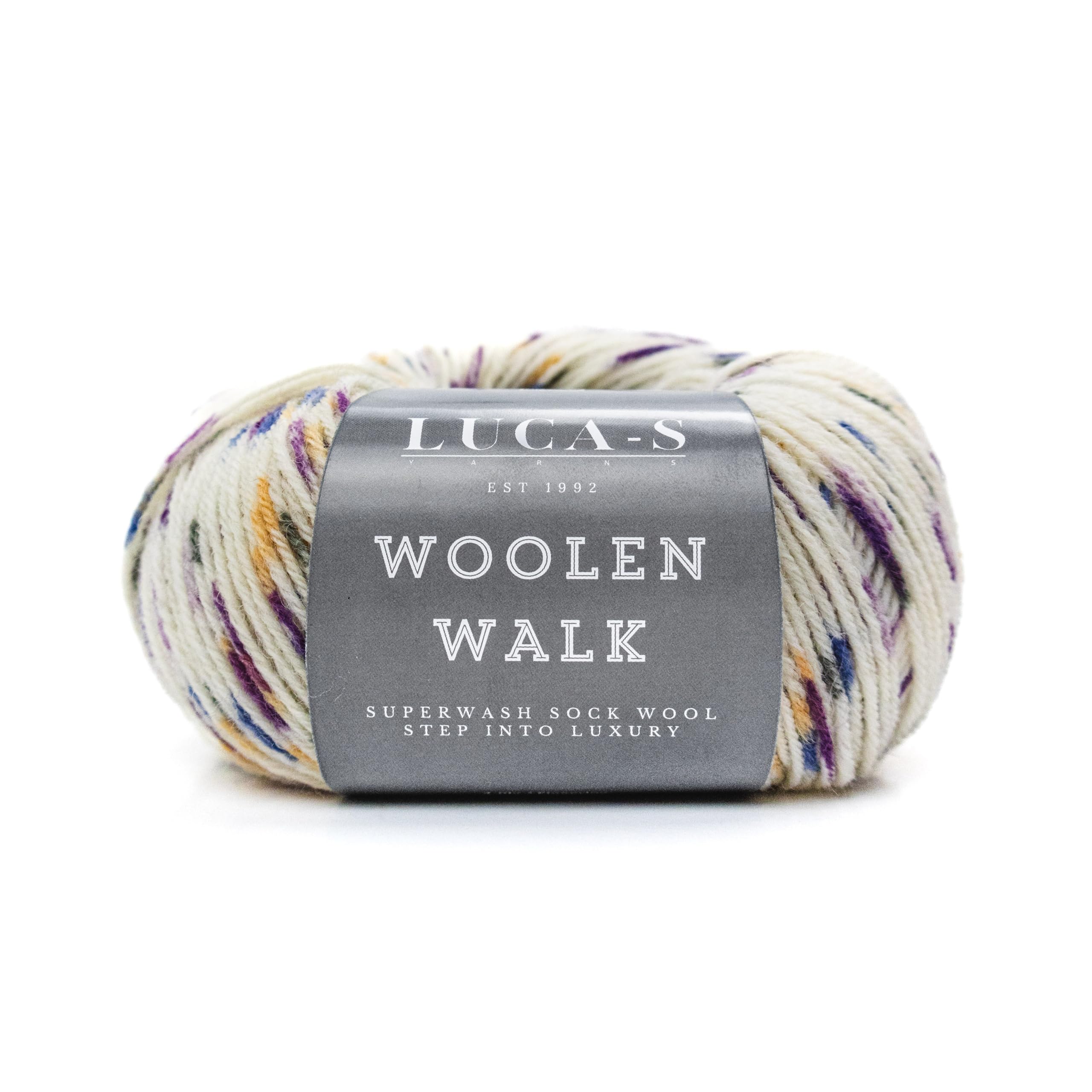 Superwash Sock Wool for Knitting, 4 Ply Sock Yarn from 75% Pure Wool - 25% Polymide, 50g Sock Hand Knitting Yarn โ image 1
