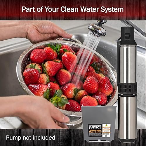 Miniatura 5 de Red Lion 640222 RLCB15-230 Caja de control VMC de 1.5 HP 230 voltios para bomba de pozo sumergible, gris