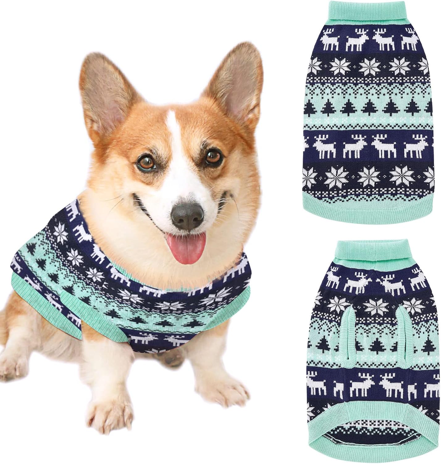 Loveternal Ugly Christmas Dog Sweater XS Dog Clothes Matching Dog and Owner Clothes Pets Xmas Gifts XS