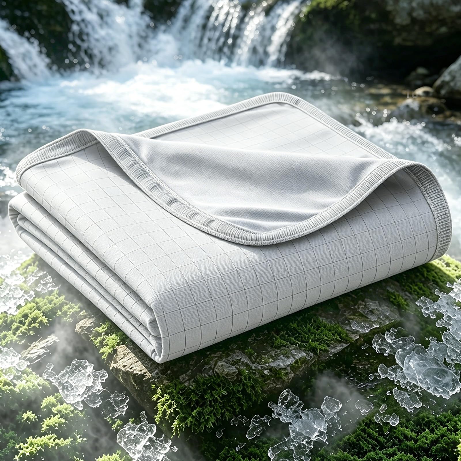 EMME Kühlende Decke Arc-Chill 3.0 Grid-Airy Q-Max>0.45 152x203 cm Sommerdecke Bett
