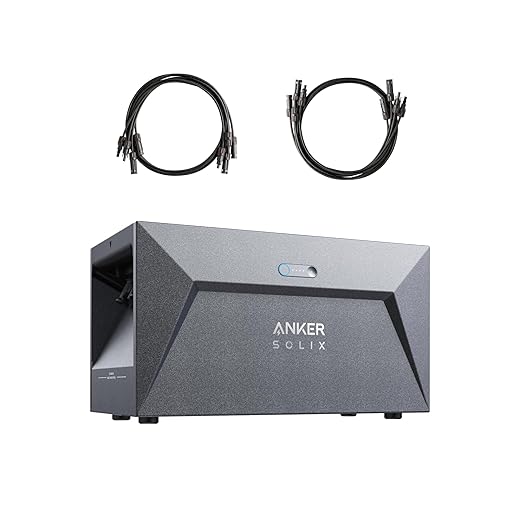 Anker SOLIX Solarbank E1600, 800W Balkonkraftwerk mit Speicher, 1,6kWh Akkukapazität, IP65, 6000 Ladezyklen, LFP Akku, Kompatibel mit 99% Aller Balkonkraftwerke, Installation in 5 Min. Plug&Play