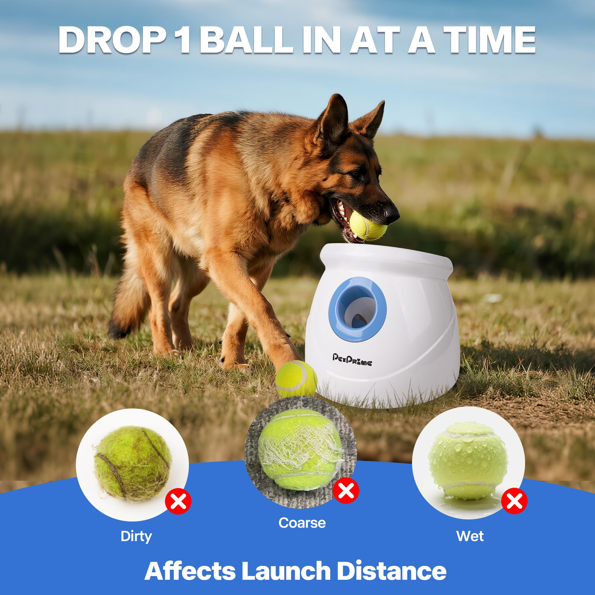 Amazon.com: Pet Prime Automatic Ball Launcher for Large Dogs