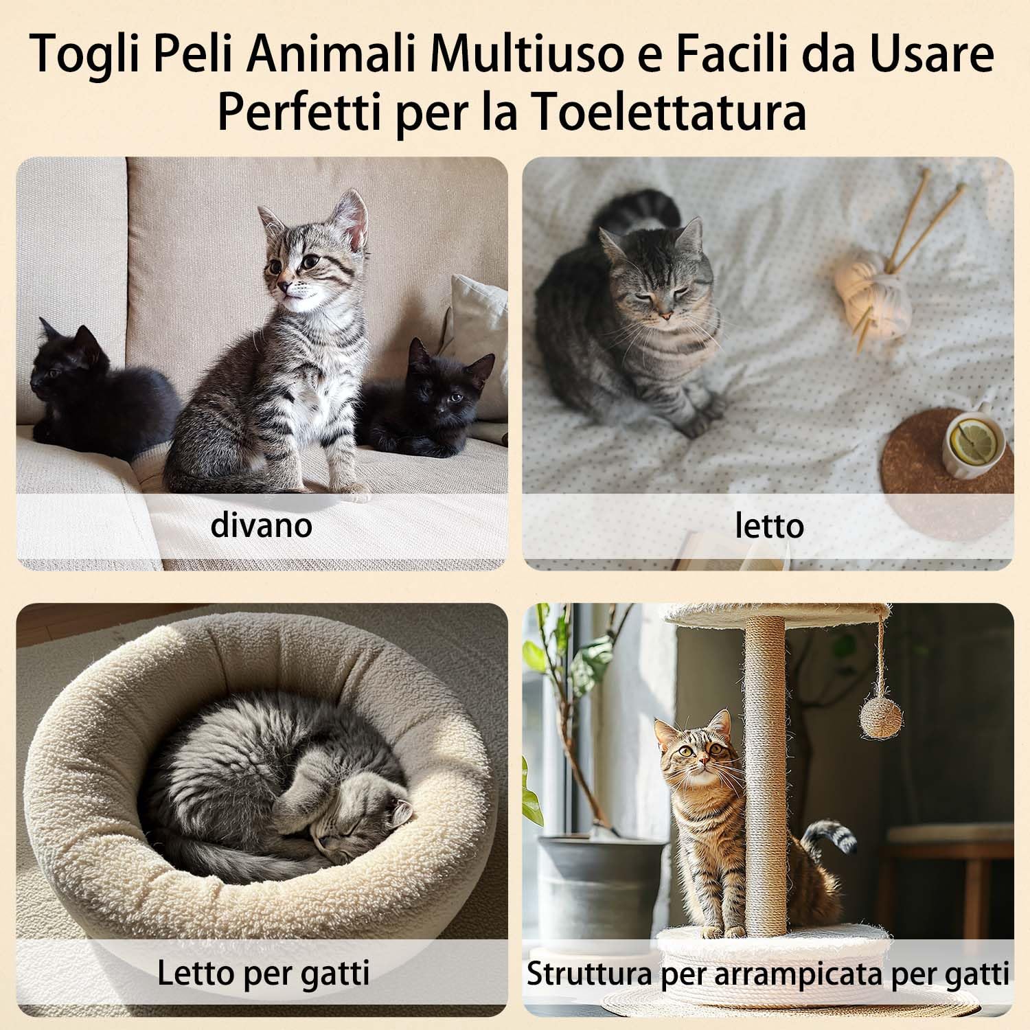 2 Guanto Peli Gatto, Guanto Peli Cane per la Rimozione dei Peli di Animali Domestici, per il Lavaggio dei Peli di Animali Domestici, Guanto Leva Peli Animali per la Pulizia dei Tappeti e dei Divani
