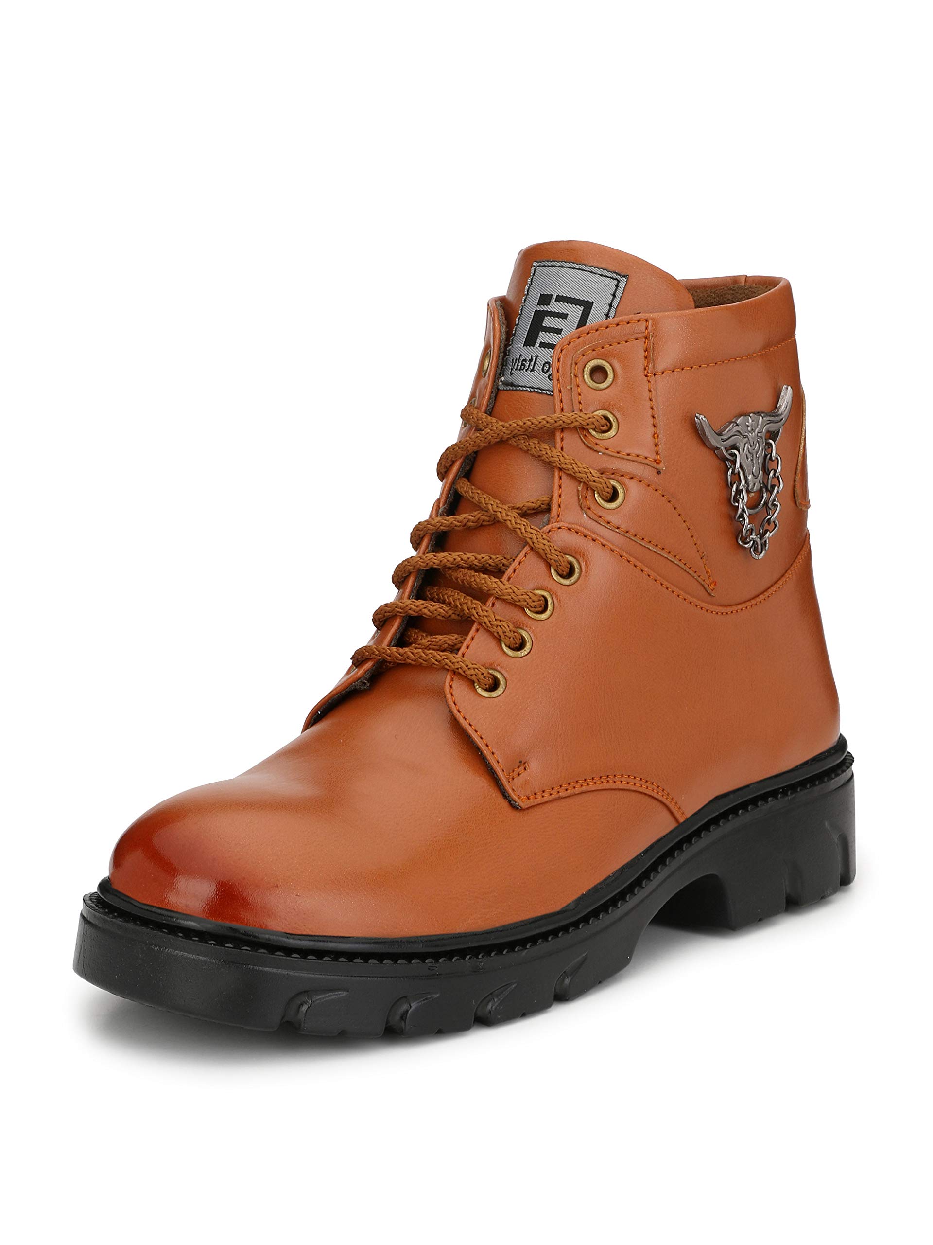 Eego Italy Tan Synthetic Stylish Mens Boots - AK_11_TAN_11 (B07KPFWY6S) Amazon Price History, Amazon Price Tracker