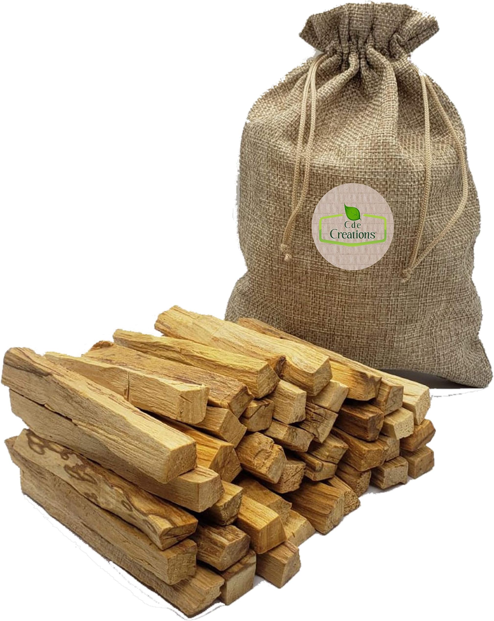 40 Palo Santo Smudging Bulk Lot Sticks, High Resin Palo Santo, Holy Wood. Premium Certified Authentic, Wild Harvested Incense Stick for Purifying, Cleansing, Healing (40)