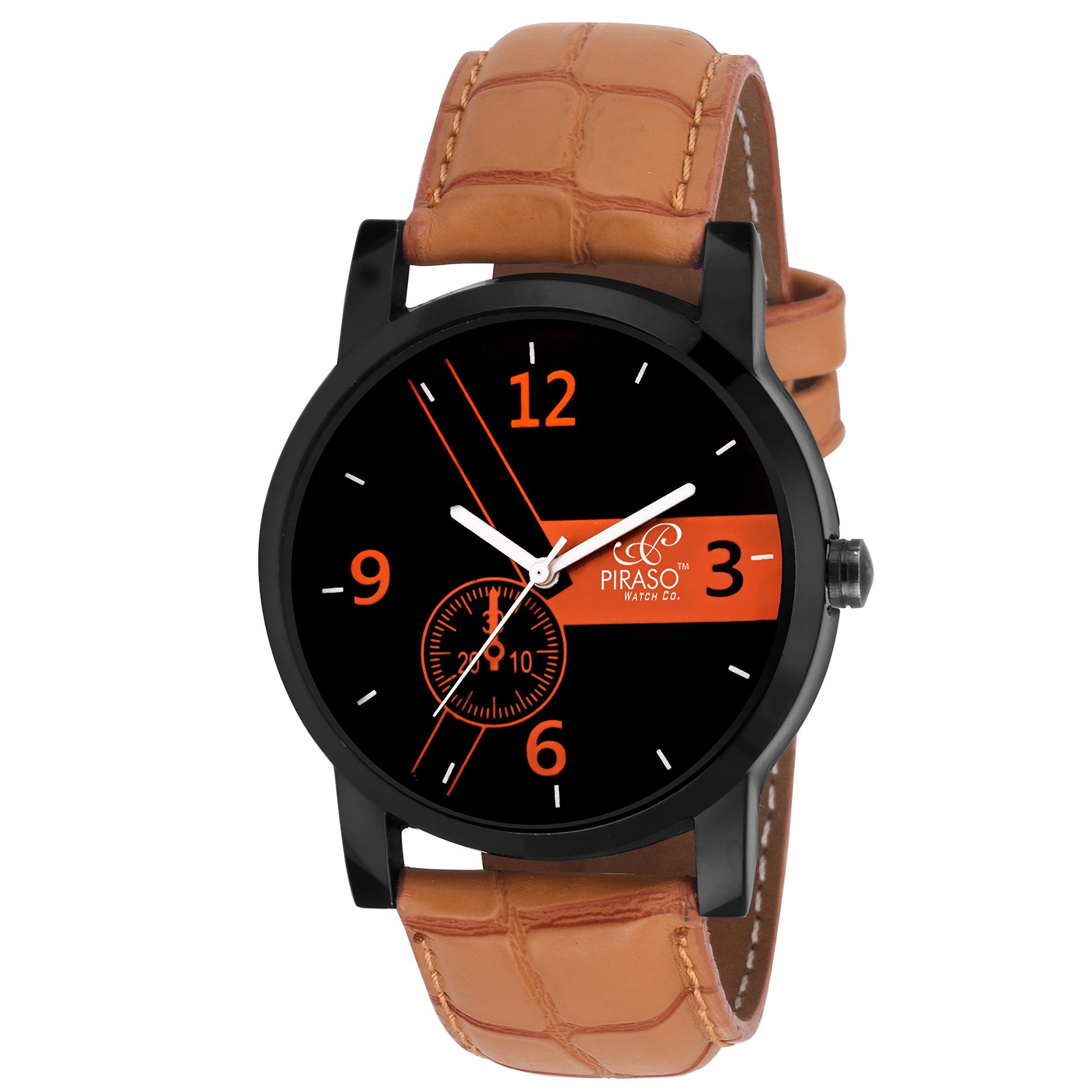 Piraso Analog Black Dial Mens Watch-PWC-9102 (B0716V26RP) Amazon Price History, Amazon Price Tracker