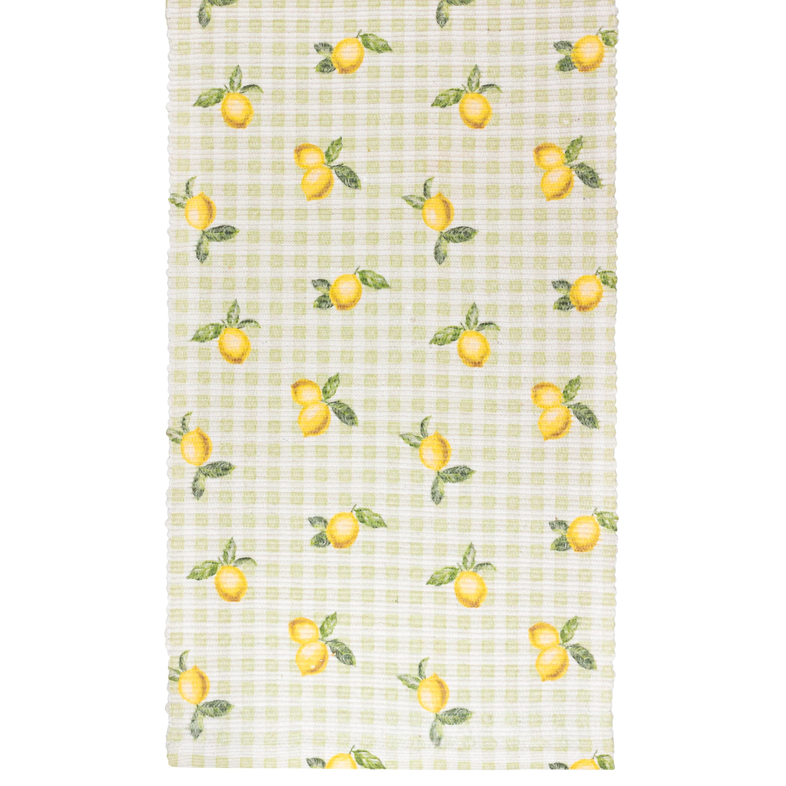 Furn Fruits Lemons Indoor/Outdoor Table Runner (220 x 35 cm) in Yellow