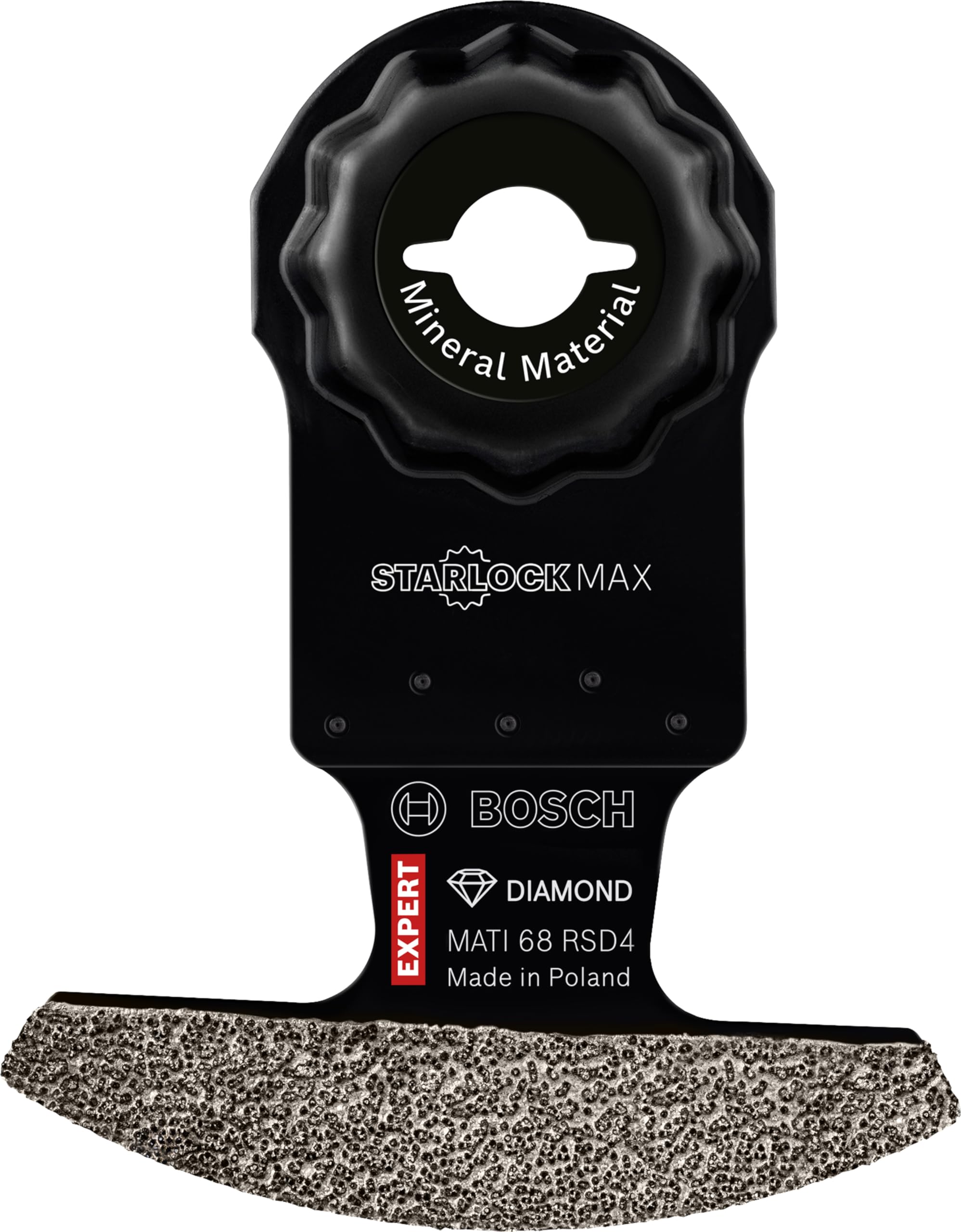 Bosch 1x Brzeszczot do narożników EXPERT MATI 68 RSD4 (do Moździerz, Miękkie płytki ceramiczne, Szerokość mm, Szerokość cięcia 1,6 mm, Professional Akcesoria Narzędzie wielofunkcyjne)