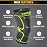 CAMBIVO 2 Pack Knee Brace, Knee Compression Sleeve for Men and Women, Knee Support for Running, Workout, Gym, Hiking, Sports (Green,Large)
