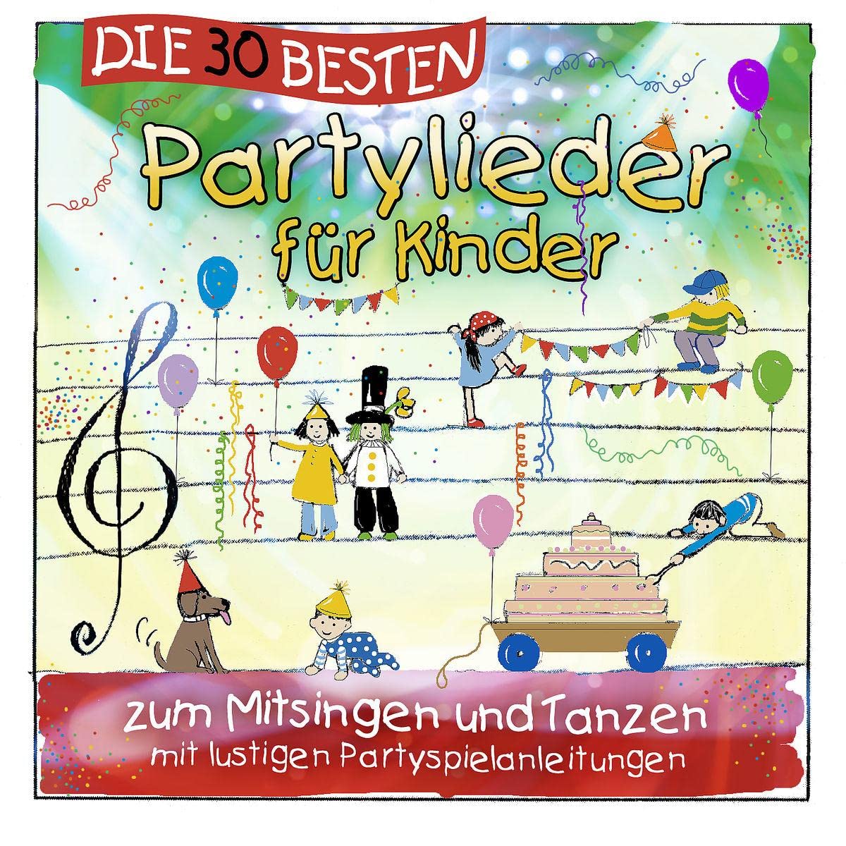 Sammlung der 30 besten Partylieder für Kinder – zum Mitsingen und Tanzen