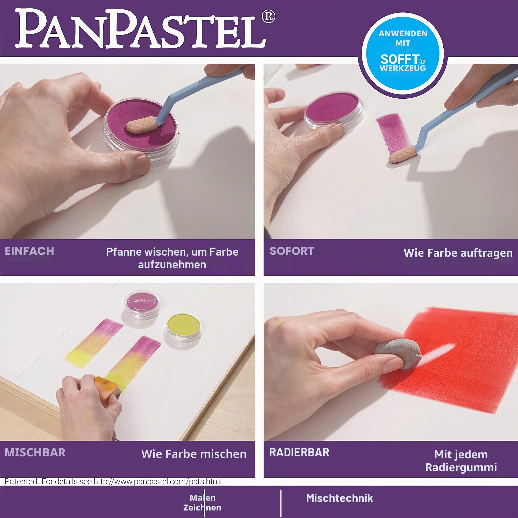 Colorfin, PanPastel Artists' Pastels, 7-Color Lia Griffith Designer Kit (30083)