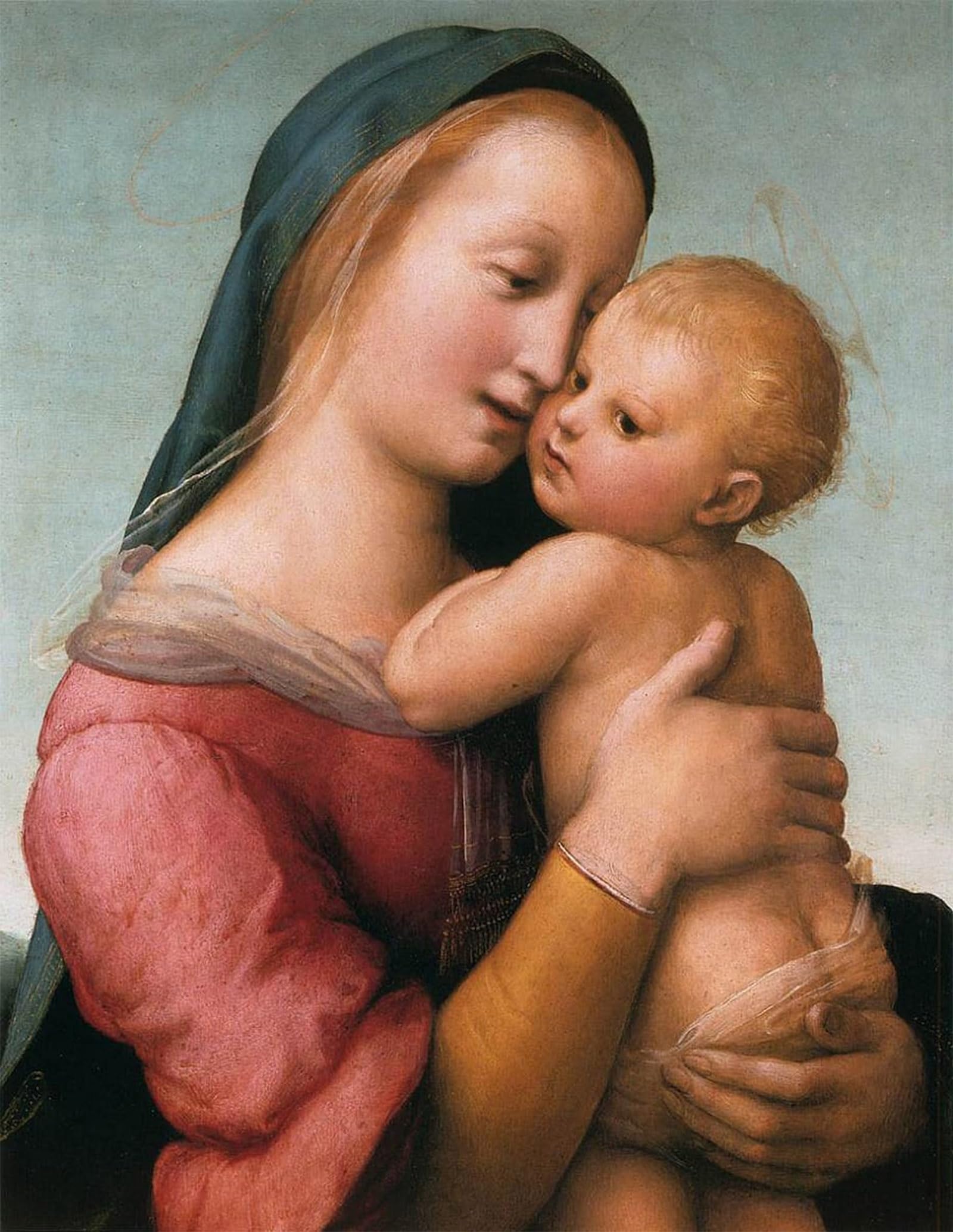 ARTXLXXBN Famous Painting Canvas Artwork Graffiti Print the Tempi Lady by Raffaello Sanzio Raphael Portrait Canvas Image for Home Decor 60x90cm