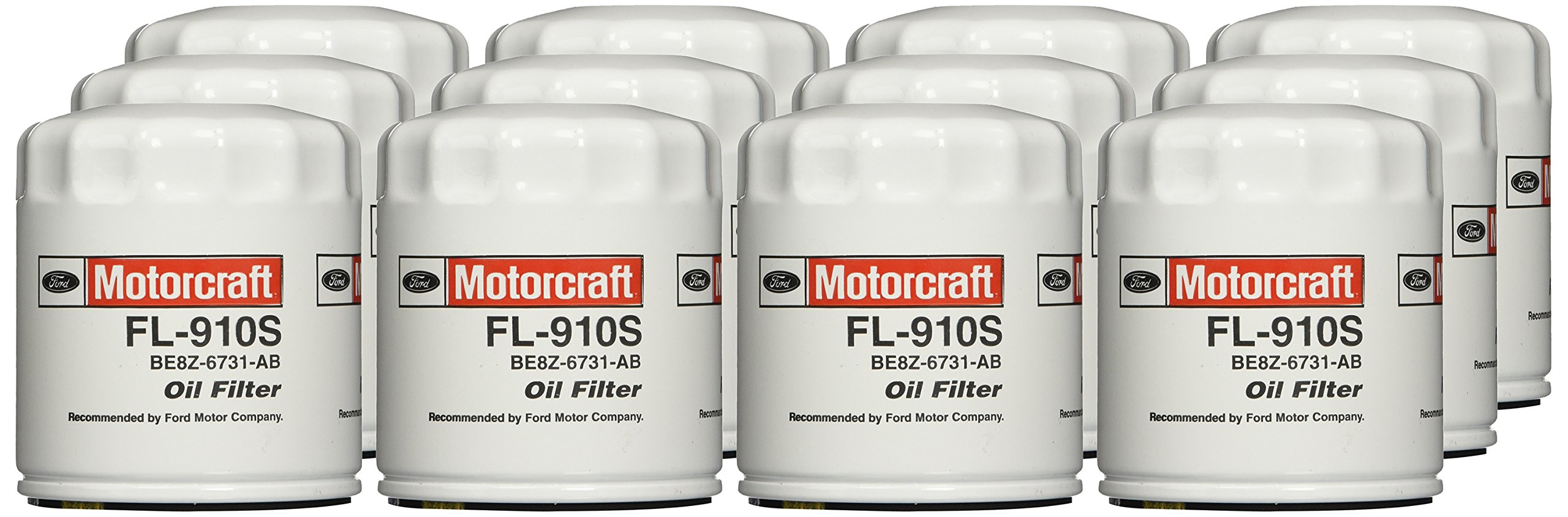 B子 Amazon.com: Motorcraft FL910SB12-12PK Oil Filter Fleet (Pk