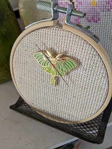 Miniatura 4 de Pastel Luna Moth Needle Minder