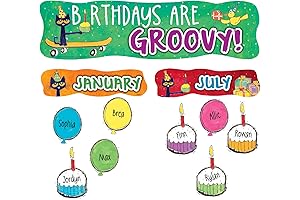 Pete the Cat - Birthdays Are Groovy Mini Bulletin Board
