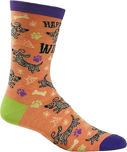 Miniatura 6 de Calcetines divertidos de Halloween para mujer, diseño divertido de Halloween, perro, cachorro, perro salchicha, calzado para amantes, Hallowiener
