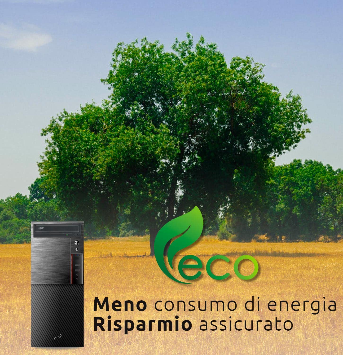 PC fisso Computer - Core I5-3470 - Ram 8 GB - SSD 1 TB - Scheda Video integrata HD 3000 - WiFi - Windows 10 Pro - Antivirus e Utilities Gratuite - Desktop - Tastiera Mouse