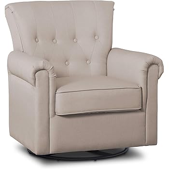 harper nursery swivel glider