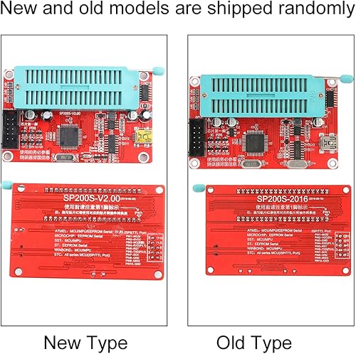 Miniatura 7 de YWBL-WH Programador PIC de la serie SCM  2493, programadores de chips de memoria EEPROM SP200SESP200S versión mejorada, componentes electrónicos