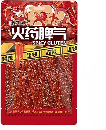 MKSDDF-108g Latiao Chinese Spicy Sticks Chinese Food Latio Spicy Strips Spicy Sticks Chinese Snacks-Office Snacks Casual Snacks Party Snacks Spicy slices*108g