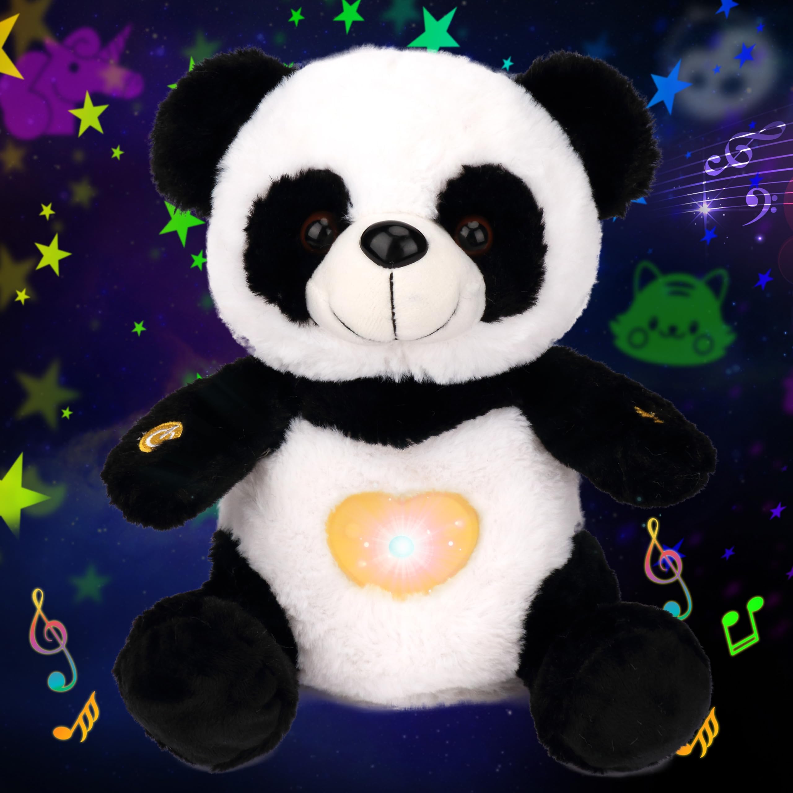 Amazon.com: Cuteoy Plush Panda Star Projector Musical Adjustable