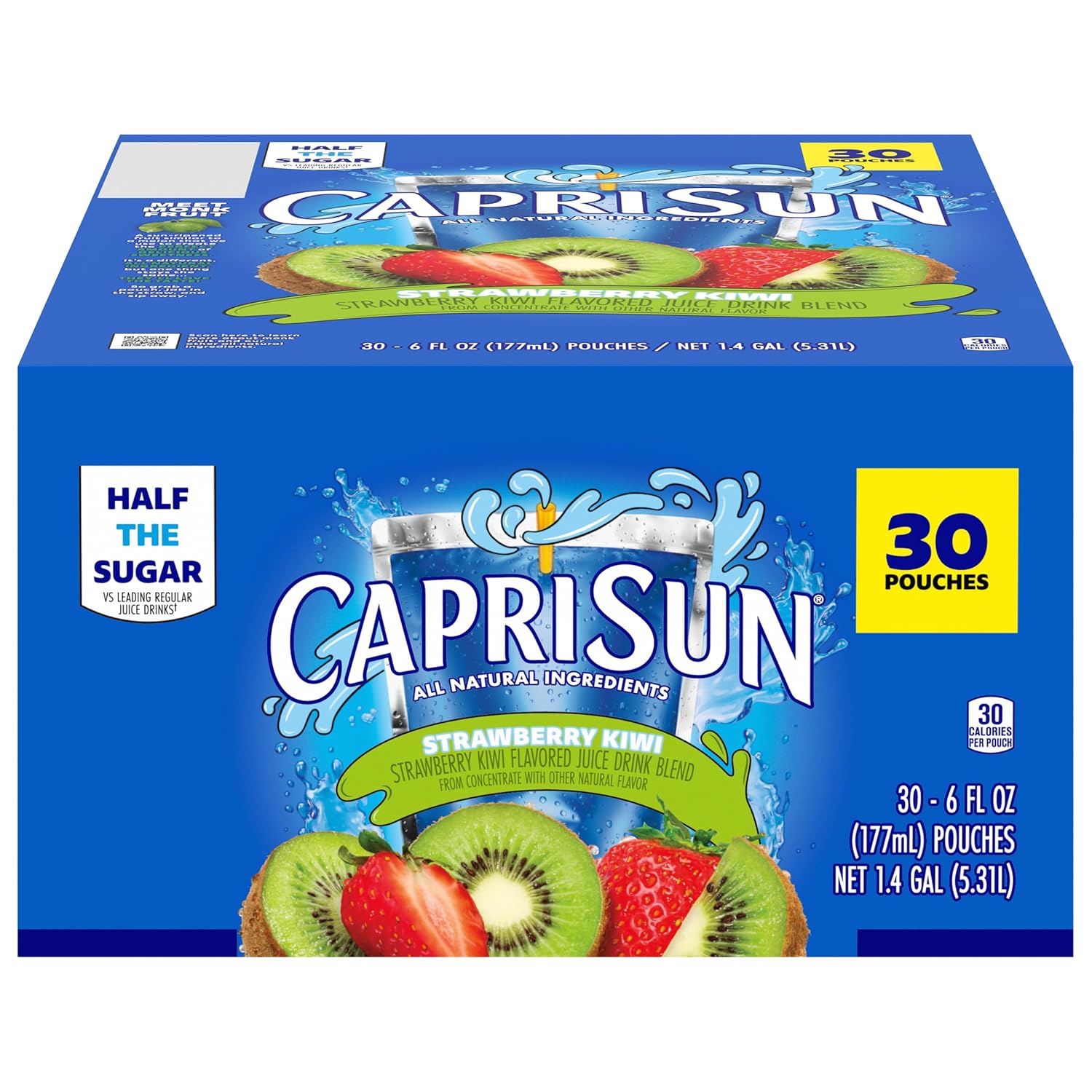 Amazon.com : Capri Sun Strawberry Kiwi Ready-to-Drink Juice (30 Pouches ...