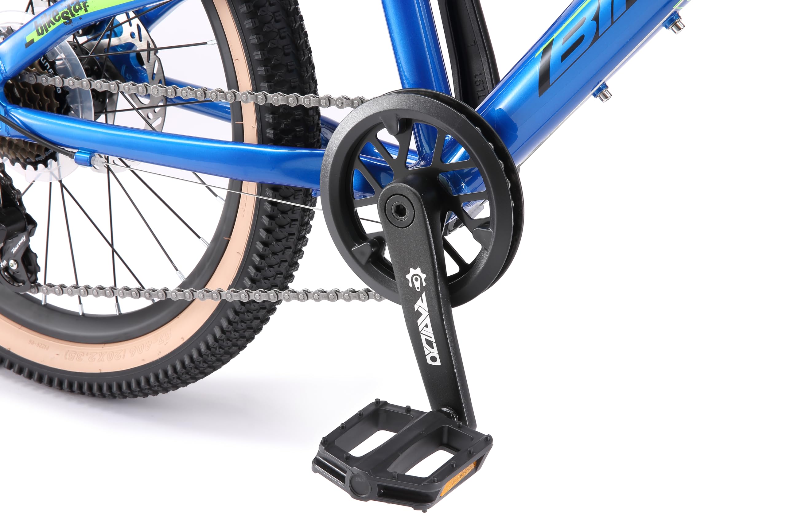 BIKESTAR Bicicleta de montaña de Aluminio Bicicleta Juvenil 20 Pulgadas de 6 a 9 años | Cambio Shimano de 7 velocidades, Freno de Disco, Horquilla de suspensión | niños Bicicleta