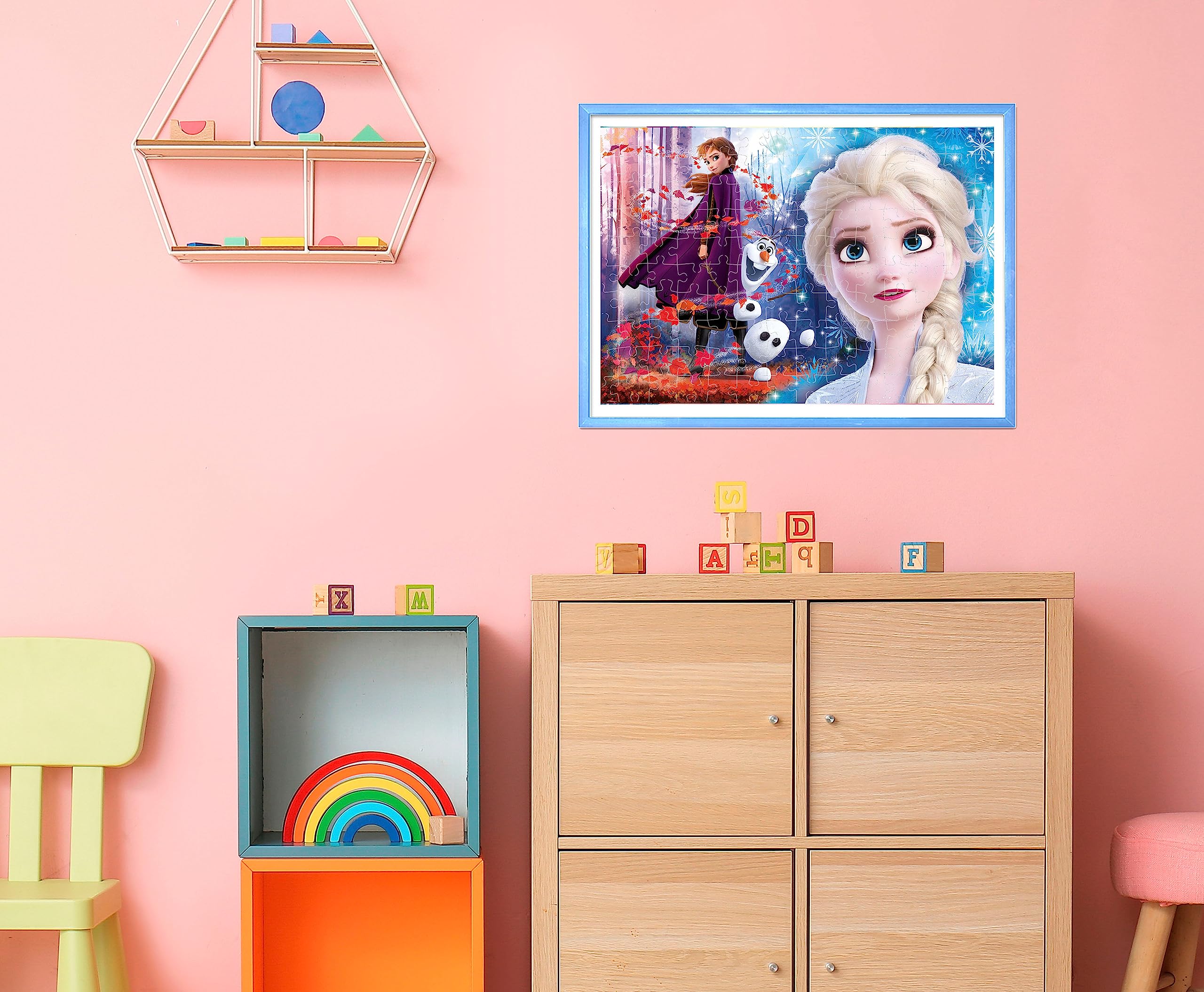 Clementoni 20164 Clementoni-20164-Jewels Disney Frozen 2-104 części, puzzle dla dzieci, wielokolorowe