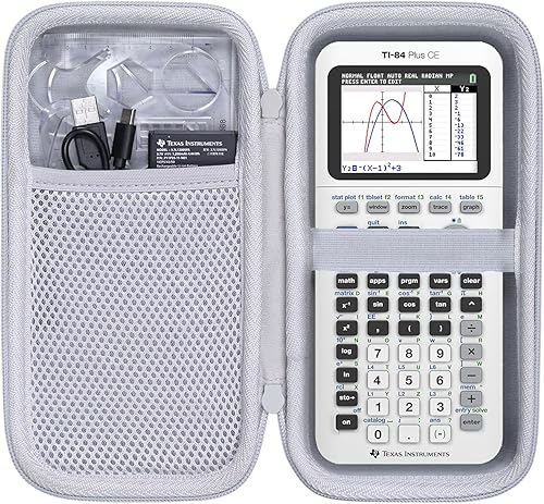 co2CREA Carcasa rígida compatible con calculadora gráfica de color Texas Instruments TI-84 Plus CETI-84 PlusTI-Nspire CX II CASTI-Nspire CX IITI-83