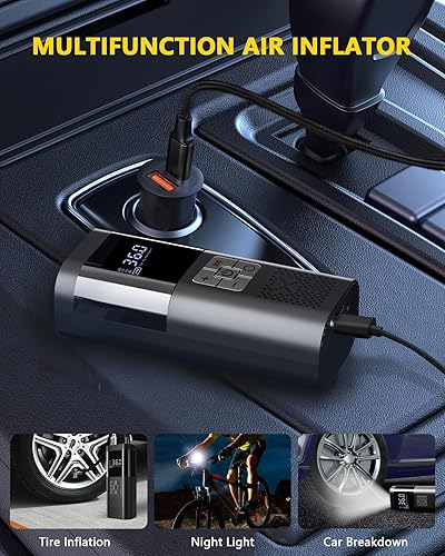 Miniatura 5 de Compresor de aire portátil para inflador de neumáticos