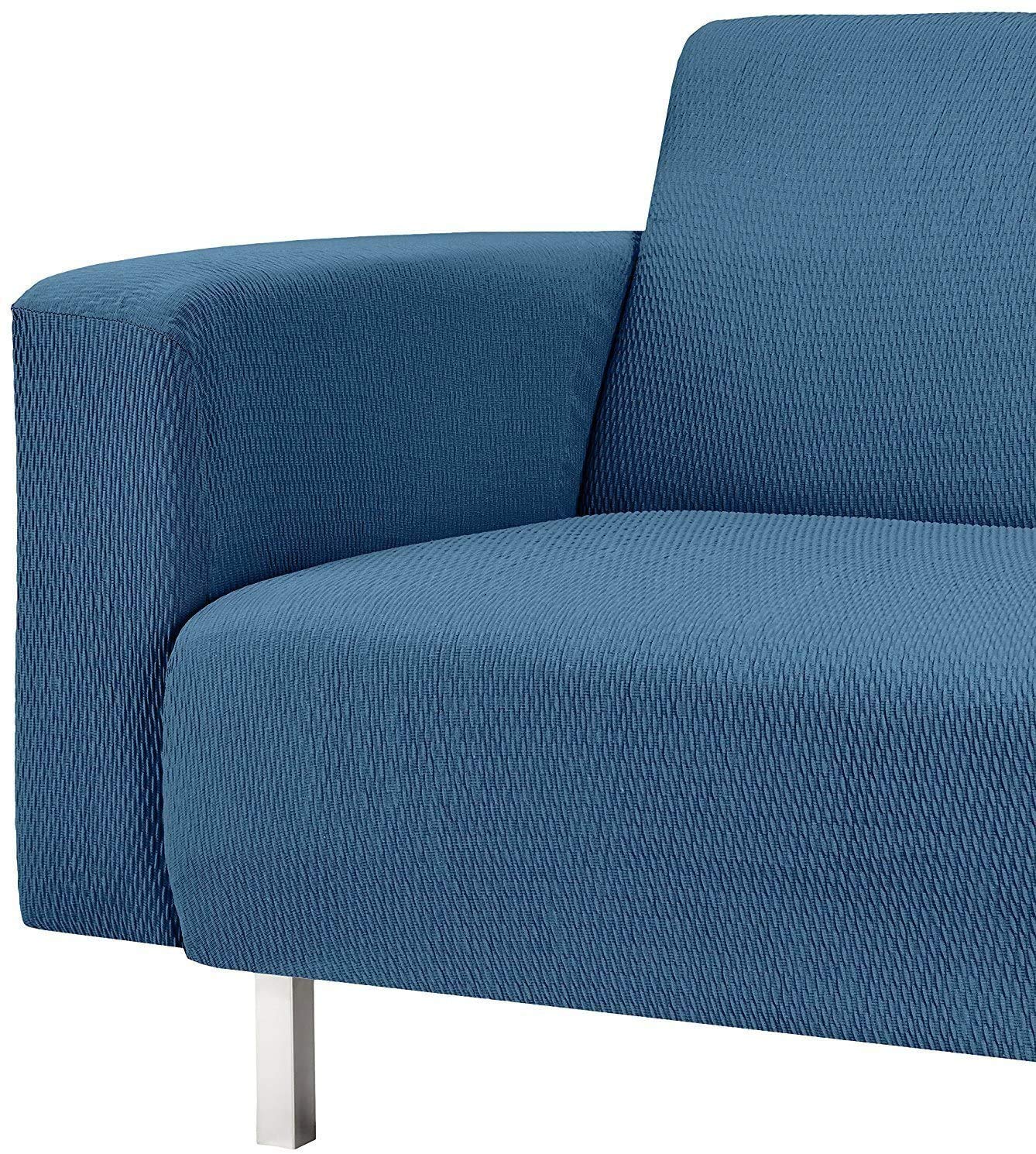 Martina Home Tunez, Copridivano elastico, Blu hostess, 32x17x42 cm