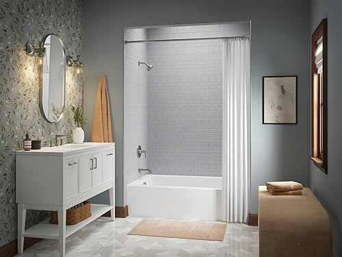 Miniatura 2 de KOHLER 31371-BLL Essential - Espejo de pared con cápsula de 18 x 36 pulgadas, espejo de baño de cápsula grande, espejo de tocador con marco, negro