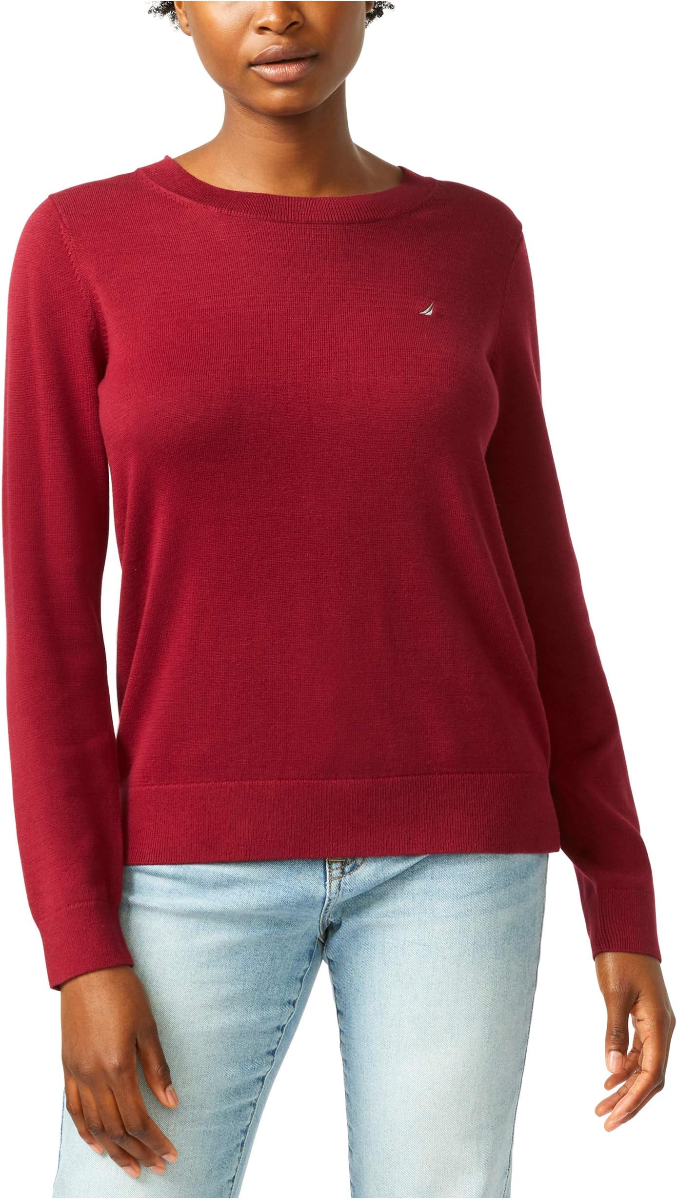 Nauticawomens Nautica Women's Super Soft Crew Neck Sweater Sweater