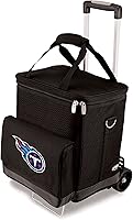 Vista 23 de Picnic TIME NFL Unisex-Adult NFL Cellar 6-Bottle Wine Carrier & Cooler Tote with Trolley